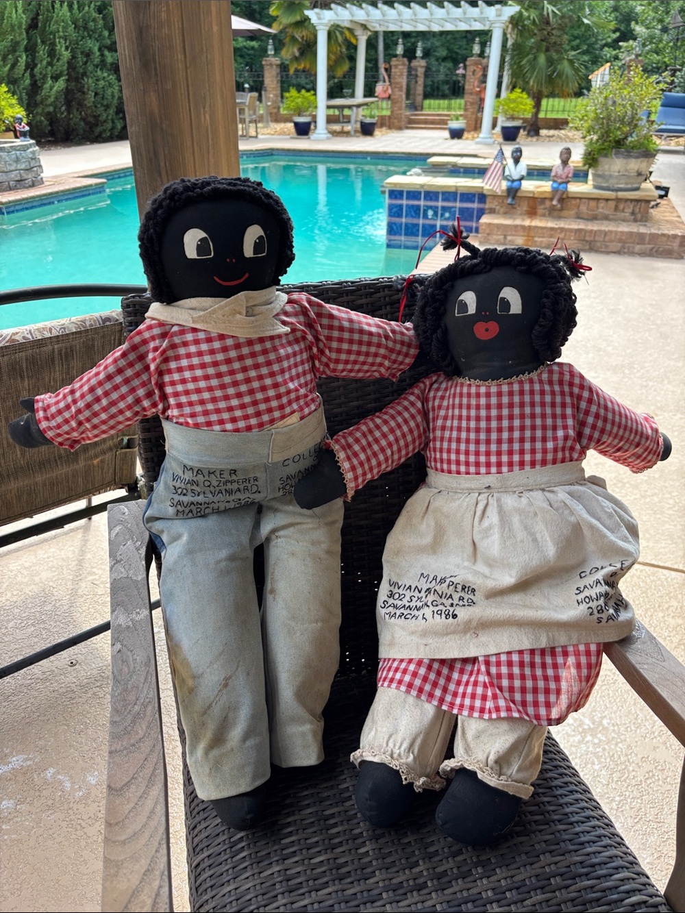 Vintage Black Americana cloth dolls